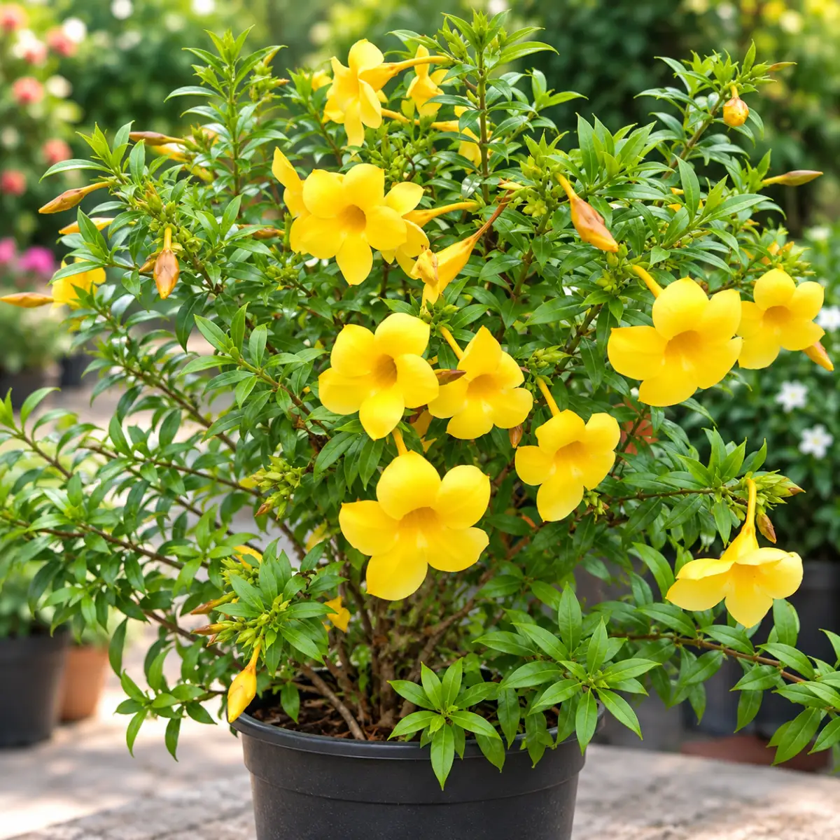 Yellow plant almonda