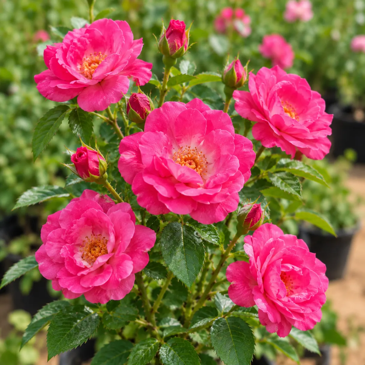 Button Rose